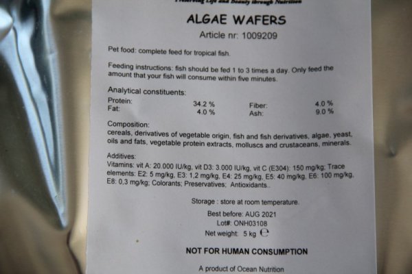 Alg wafels ingredienten