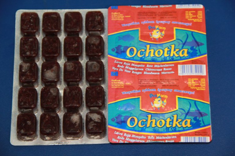 nourriture congelée vers de vase rouge est en vente chez poissons d